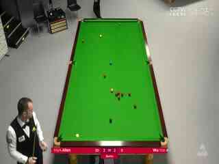 斯诺克德国大师赛32进16 马克·艾伦4-5吴宜泽 20250130